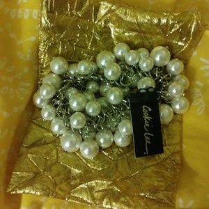 Cookie Lee Faux Pearl Bracelet
